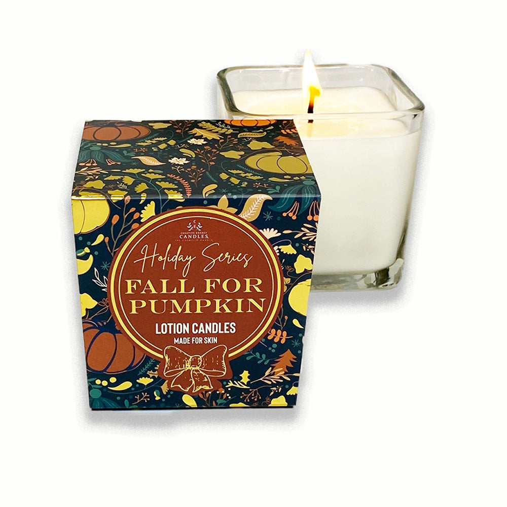 Fall for Pumpkin ~ Soy Lotion Candle - Creative Energy Candles